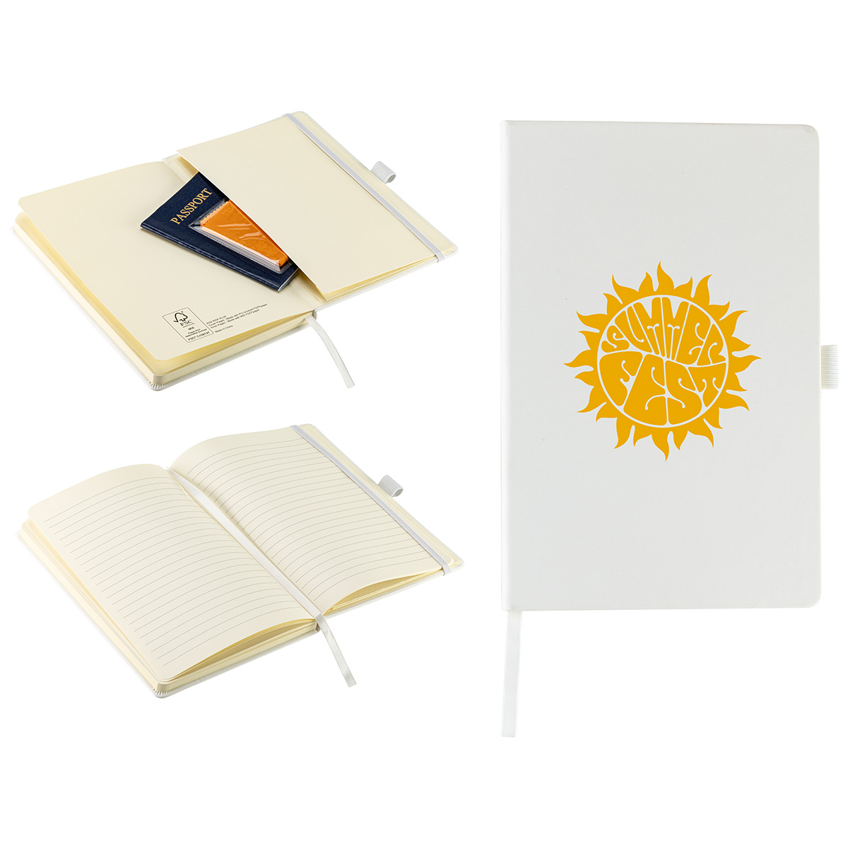 Picture of Elan Hardcover Journal with Pen Loop and Inner Pocket