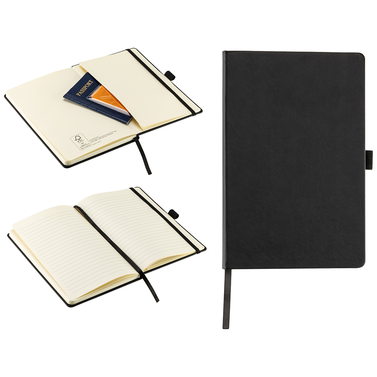 Picture of Elan Hardcover Journal with Pen Loop and Inner Pocket
