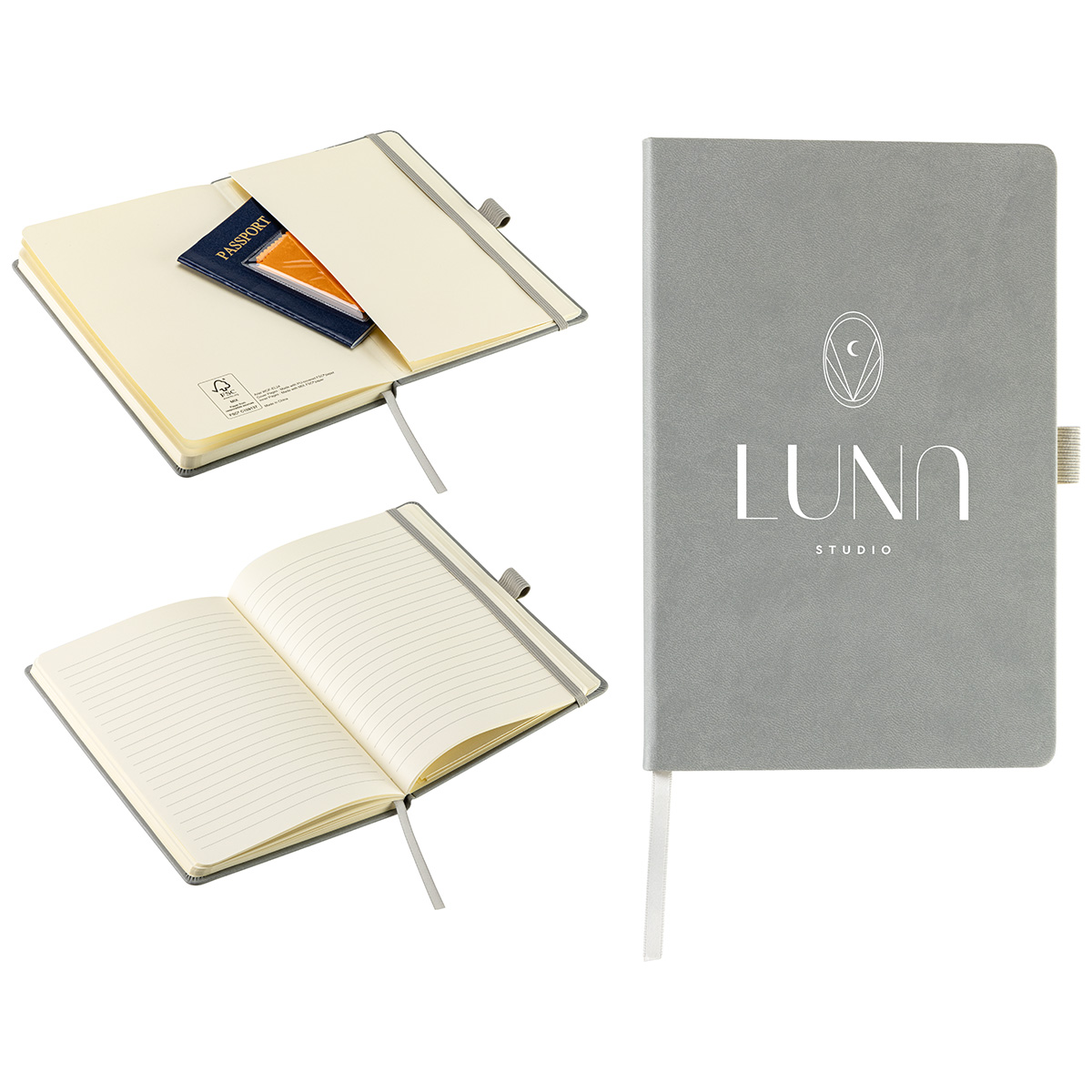 Picture of Elan Hardcover Journal with Pen Loop and Inner Pocket