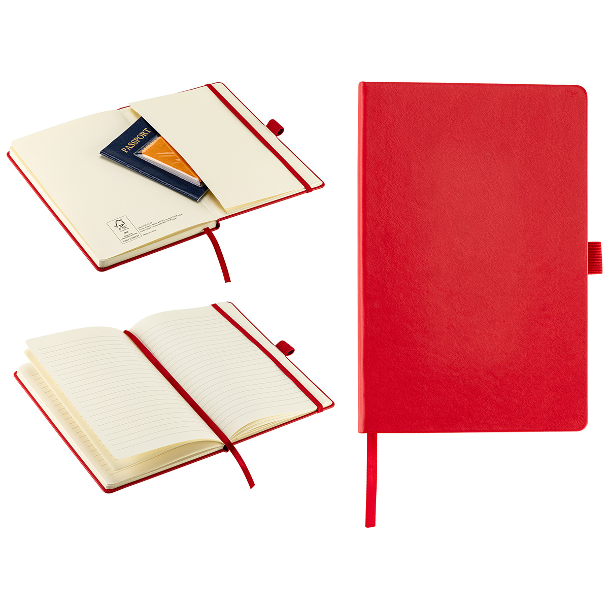 Picture of Elan Hardcover Journal with Pen Loop and Inner Pocket