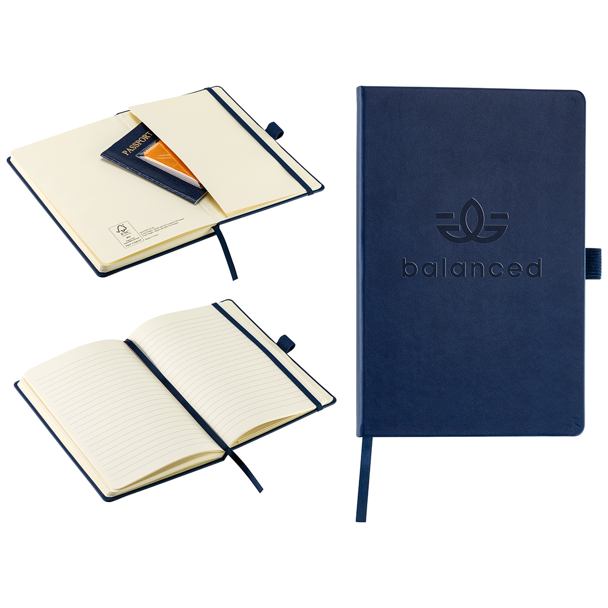 Picture of Elan Hardcover Journal with Pen Loop and Inner Pocket