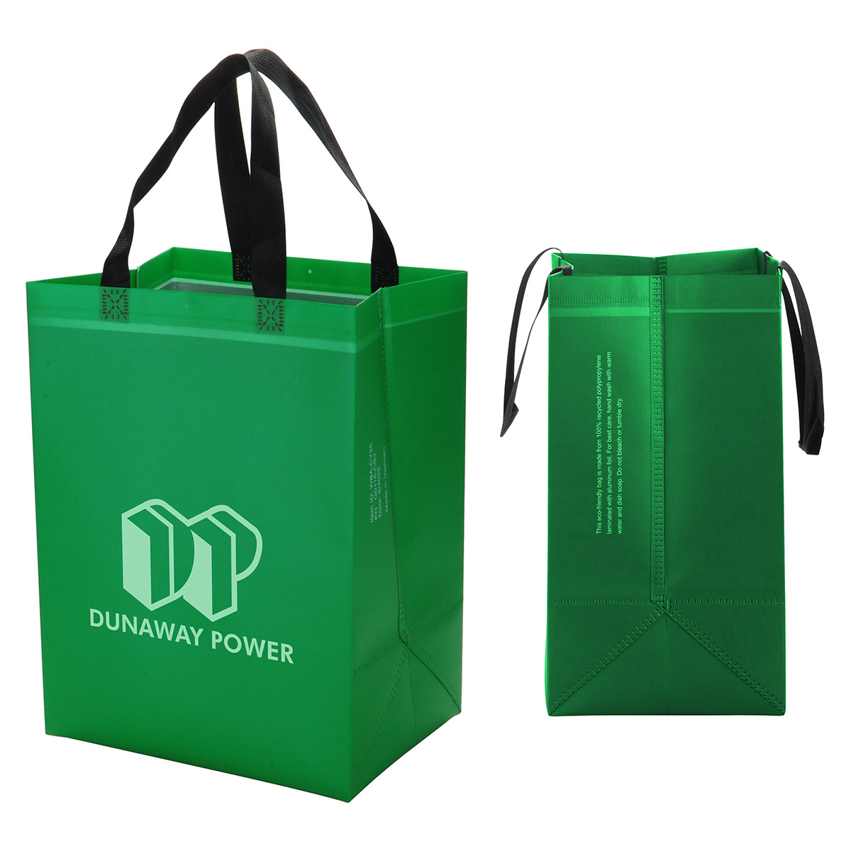 Picture of Calypso 75GSM Recycled Non-Woven Polypropylene Heat-Sealed Insulated Tote