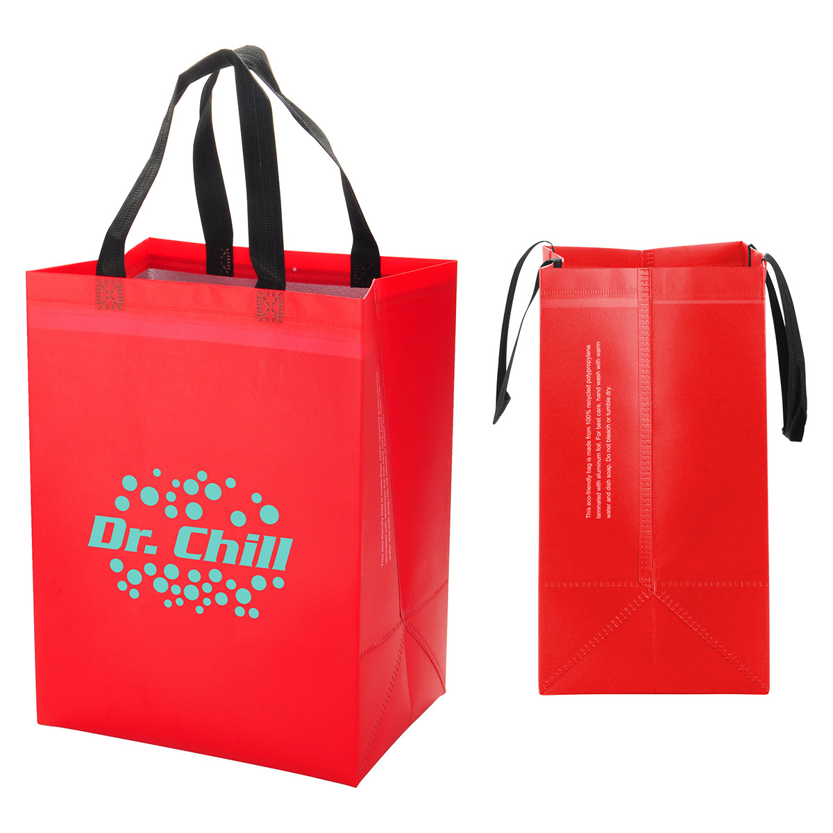 Picture of Calypso 75GSM Recycled Non-Woven Polypropylene Heat-Sealed Insulated Tote