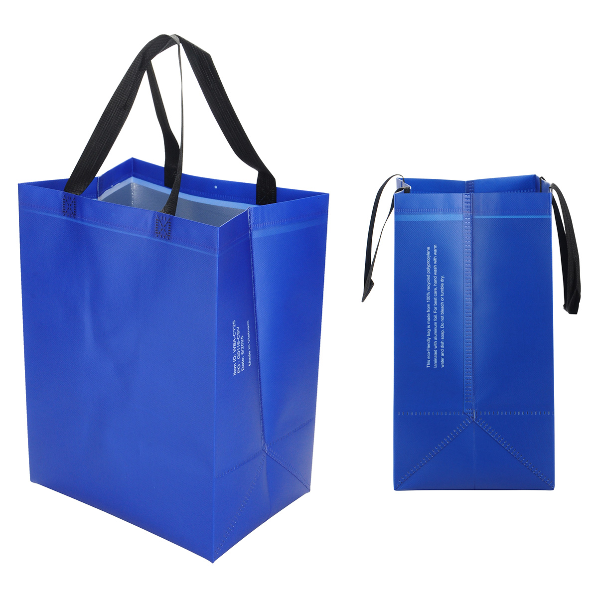 Picture of Calypso 75GSM Recycled Non-Woven Polypropylene Heat-Sealed Insulated Tote