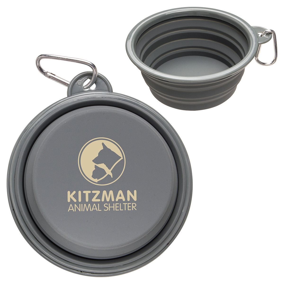 Picture of Feed 'N Go Collapsible Pet Bowl with Carabiner