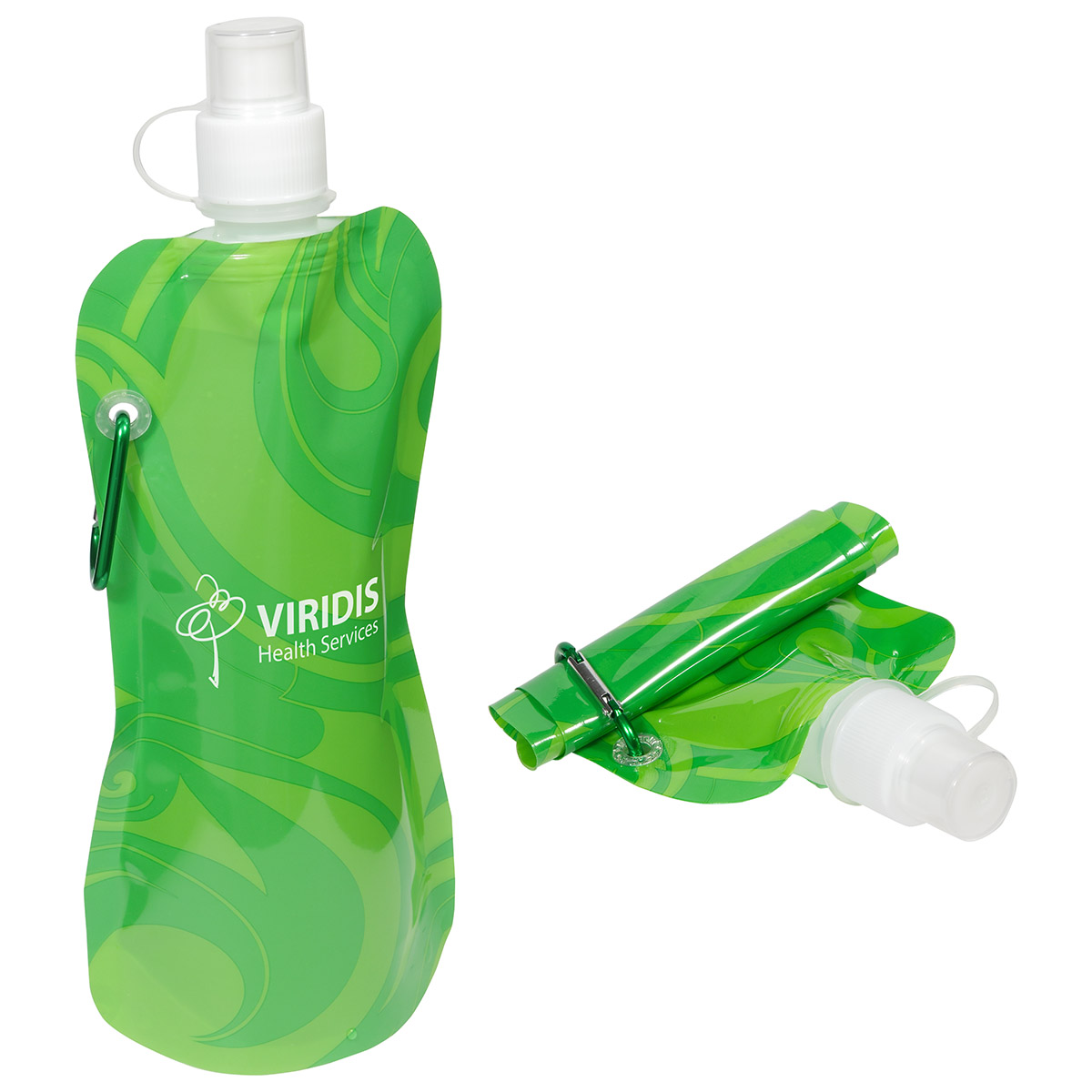Picture of Flex Foldable 16 oz Water Bottle with Carabiner