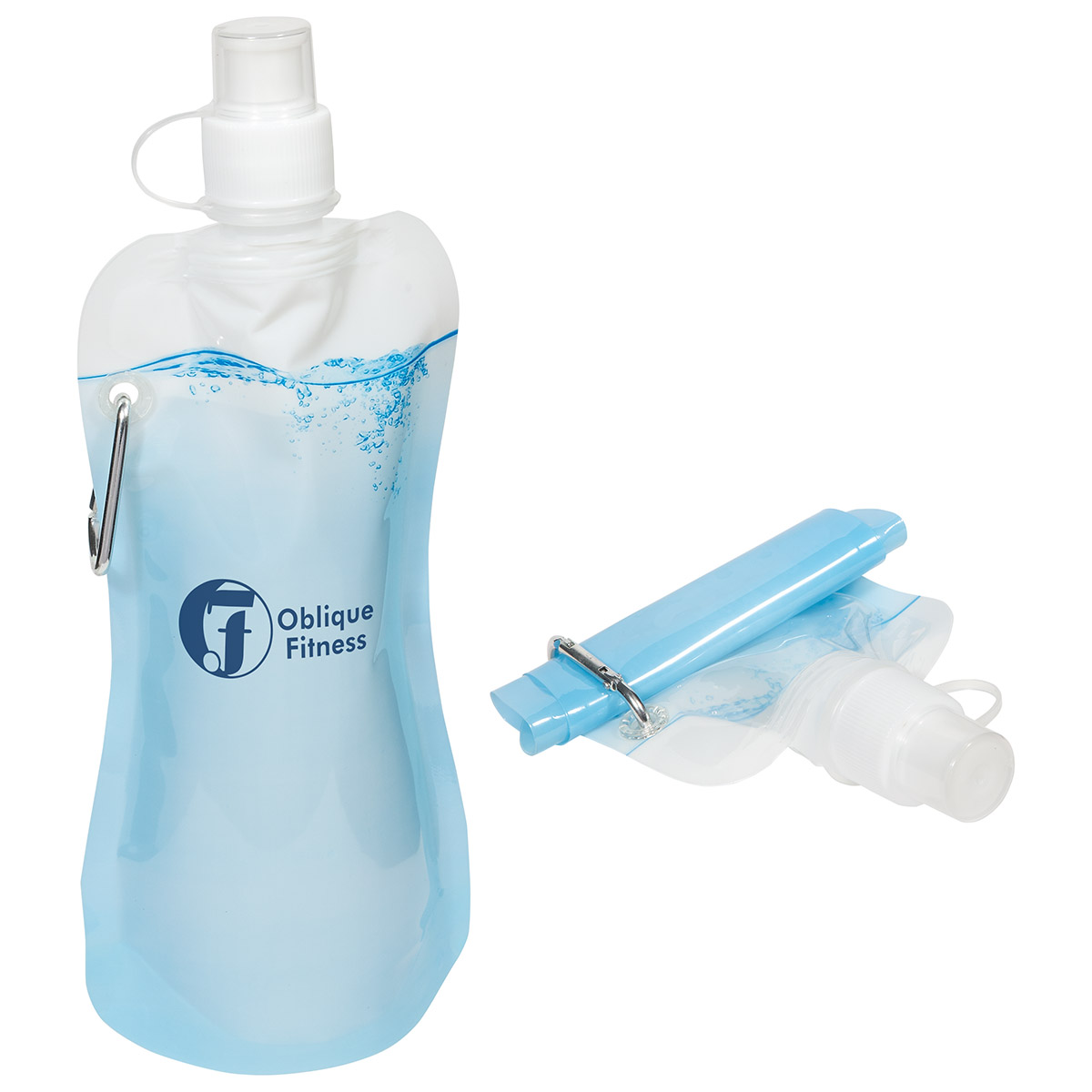 Picture of Flex Foldable 16 oz Water Bottle with Carabiner