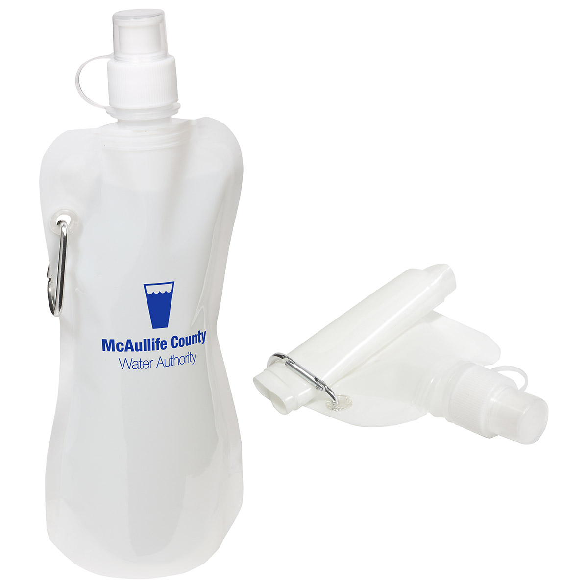 Picture of Flex Foldable 16 oz Water Bottle with Carabiner
