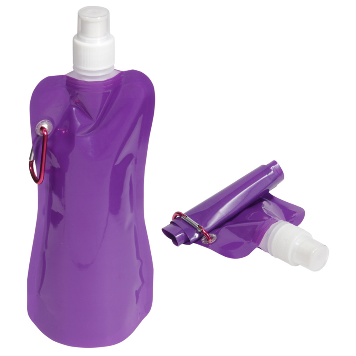 Picture of Flex Foldable 16 oz Water Bottle with Carabiner