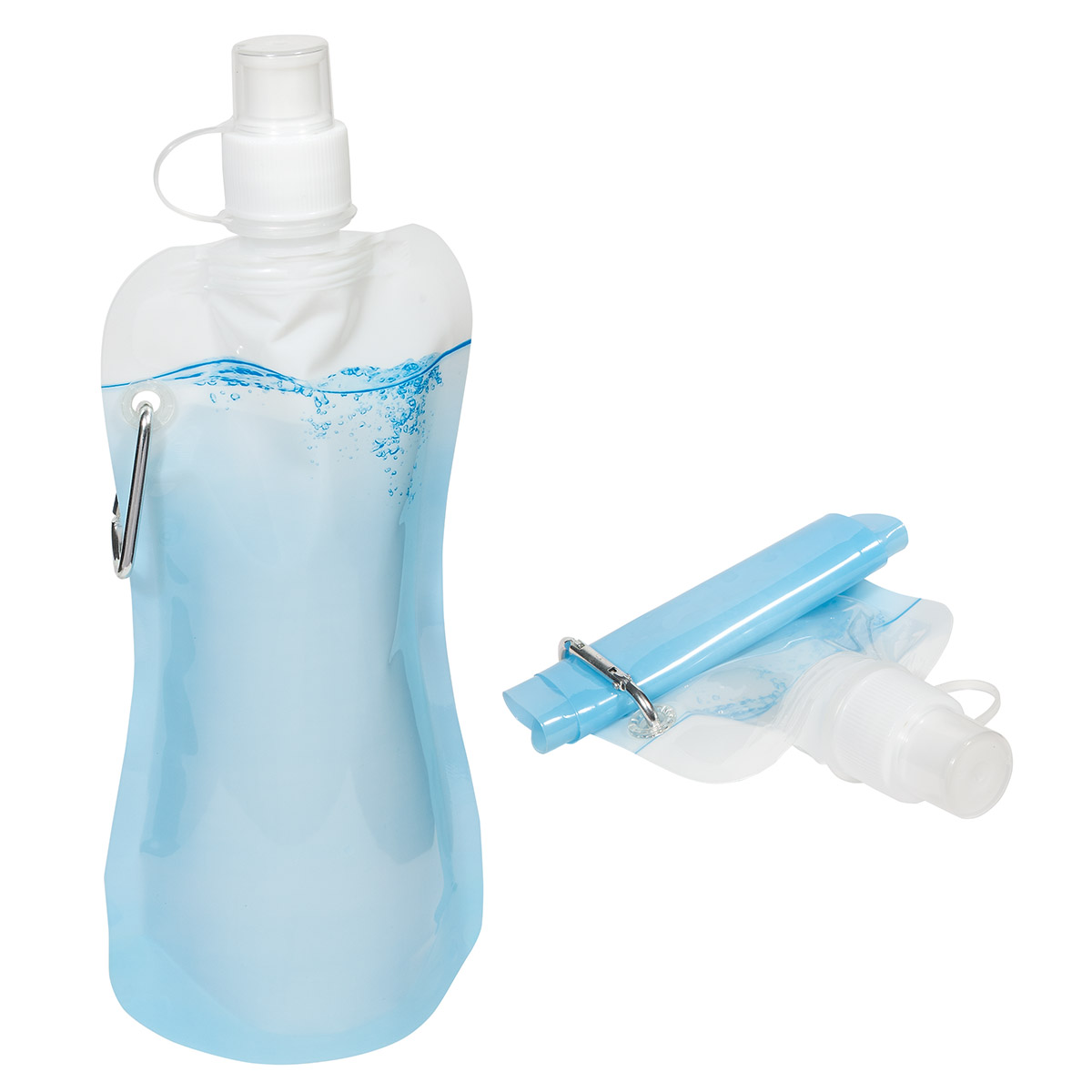 Picture of Flex Foldable 16 oz Water Bottle with Carabiner
