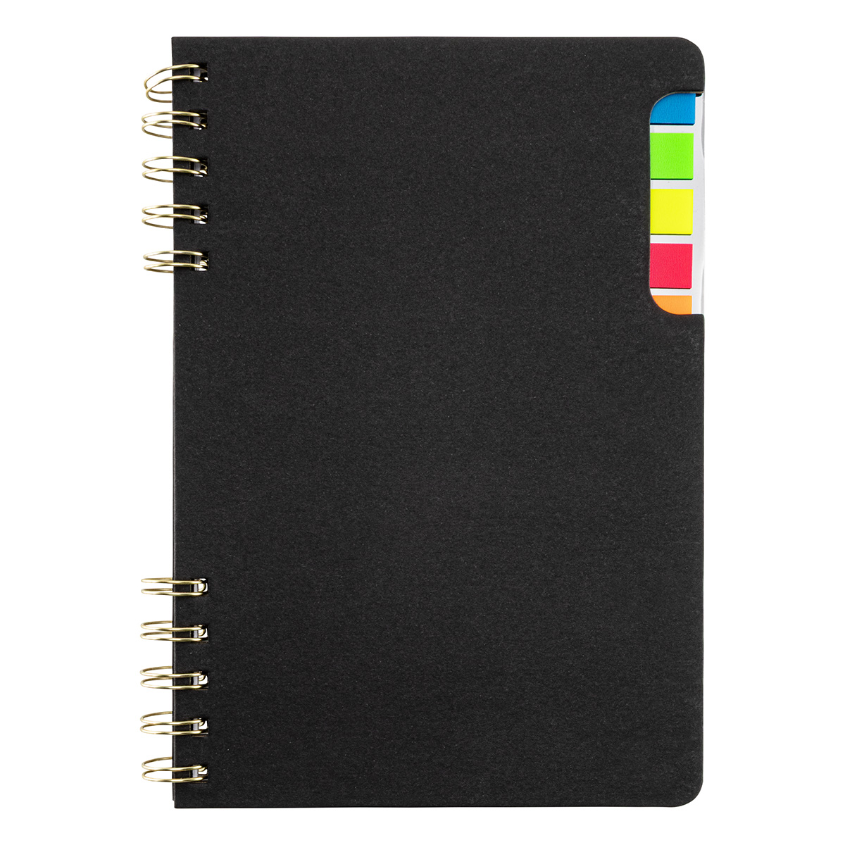 Picture of Praxis Recycled Spiral Notebook with Sticky Flags