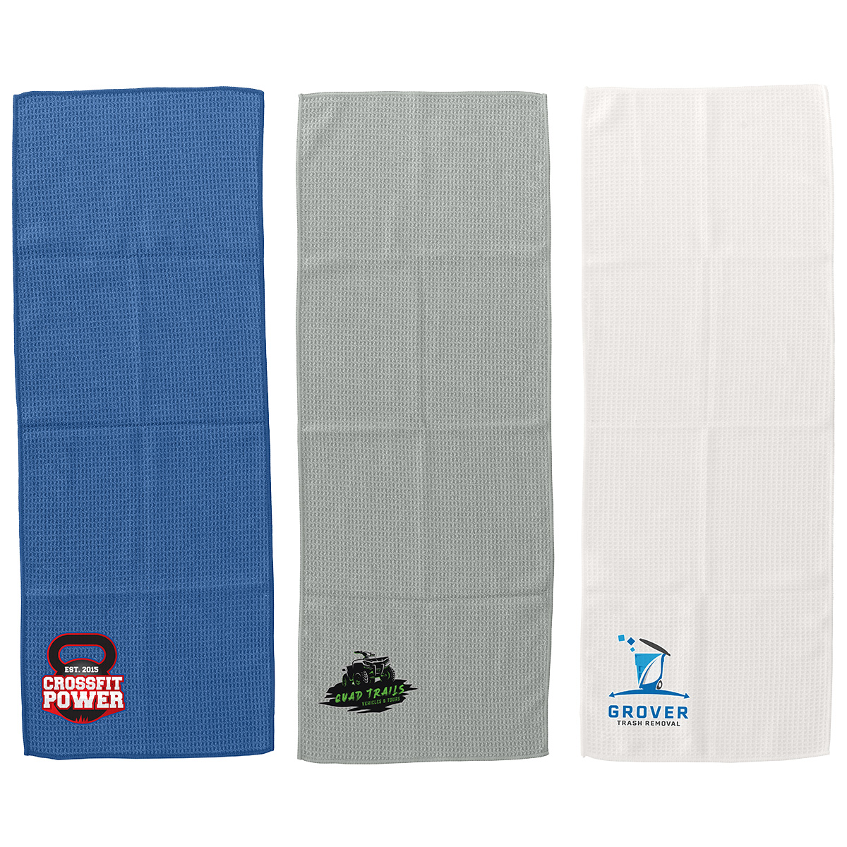 Picture of Gridiron 12" x 32" Waffle Microfiber Sports Towel