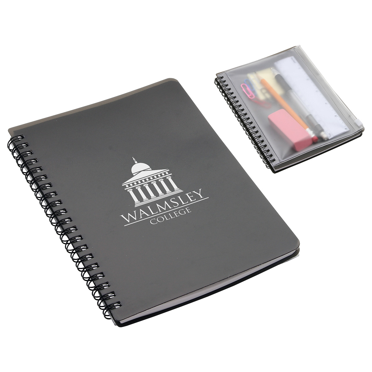 Picture of Hardcover Notebook with Pouch