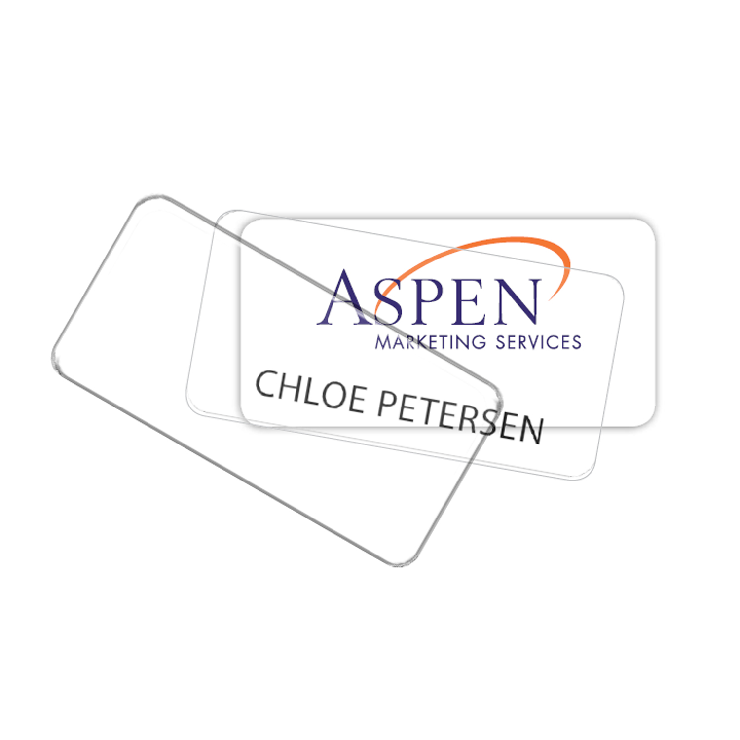Picture of Complete Click-It Reusable Name Badge (Standard Size 1-1/2" x 3")