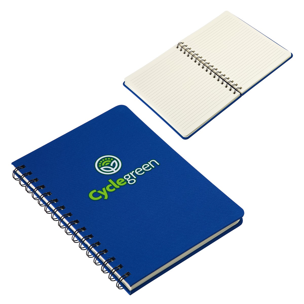 Picture of Parley Repreve® Recycled Textured Hardcover Spiral Notebook