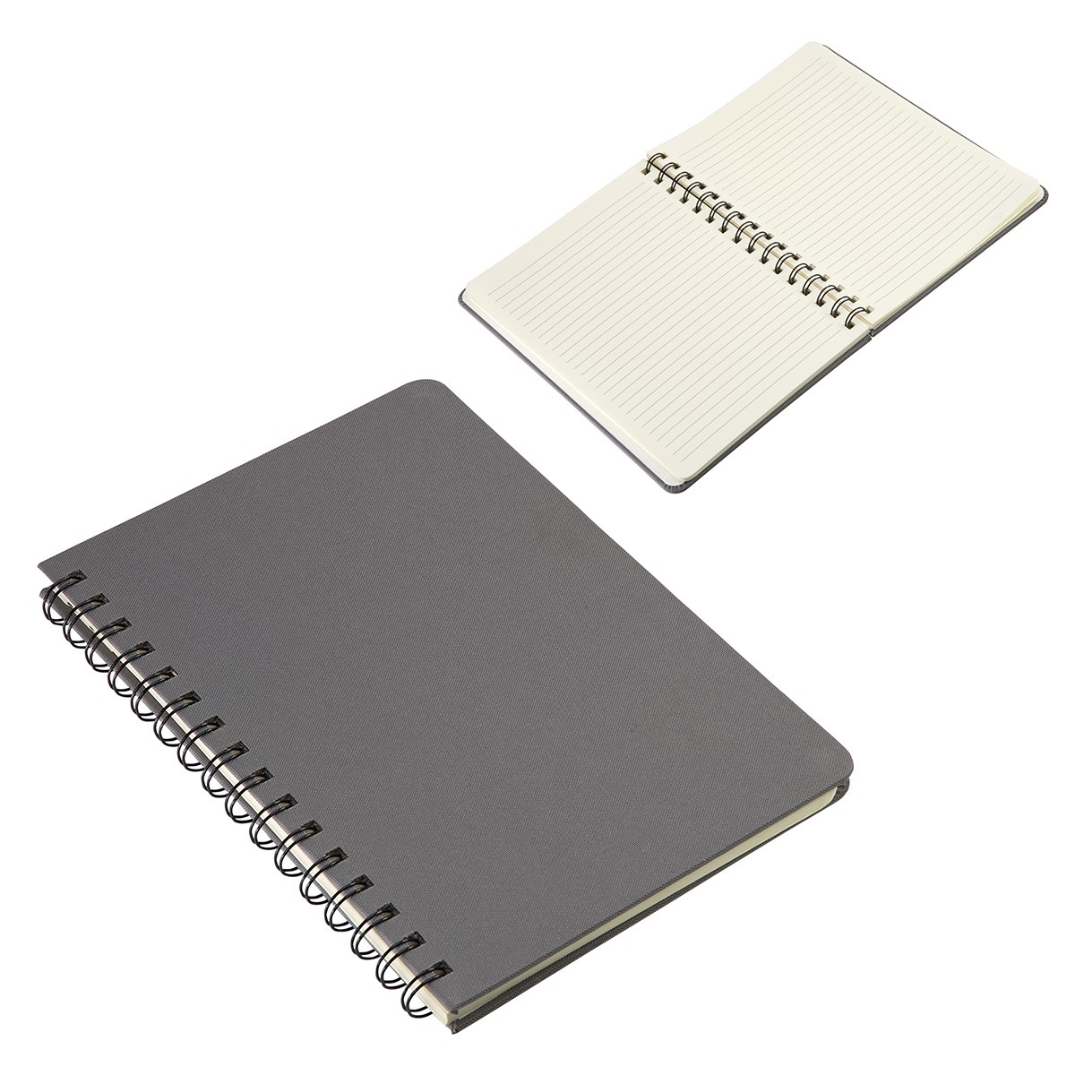 Picture of Parley Repreve® Recycled Textured Hardcover Spiral Notebook