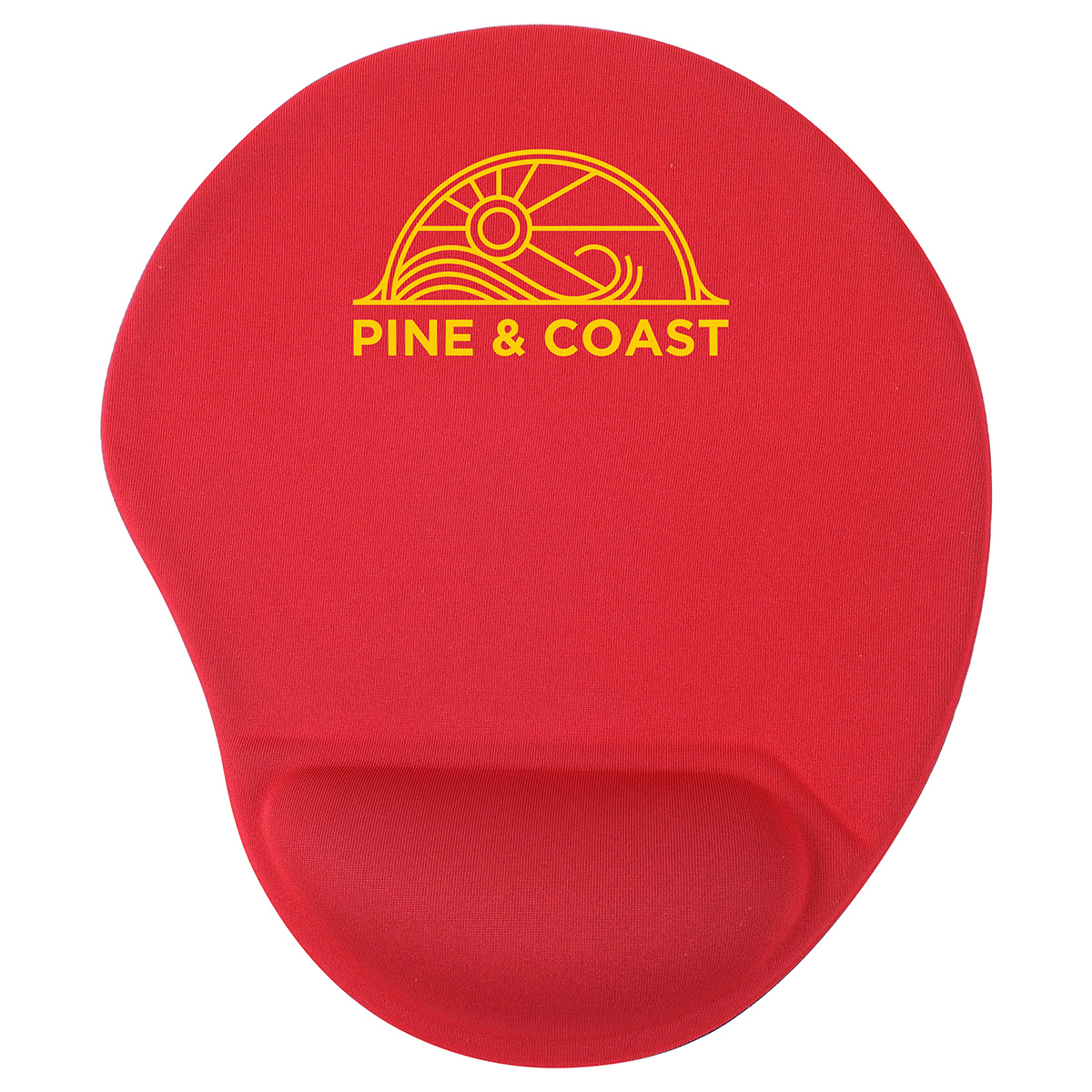 Picture of Wave Non-Slip Mouse Pad with Gel Wrist Rest