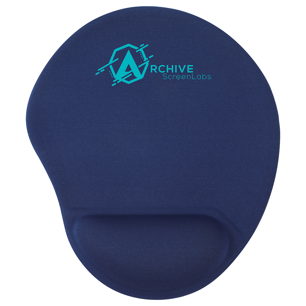 Picture of Wave Non-Slip Mouse Pad with Gel Wrist Rest