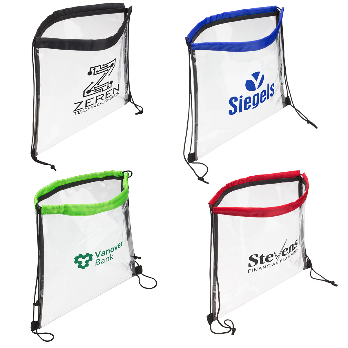 Picture of Clear Vinyl Bag with Drawstring