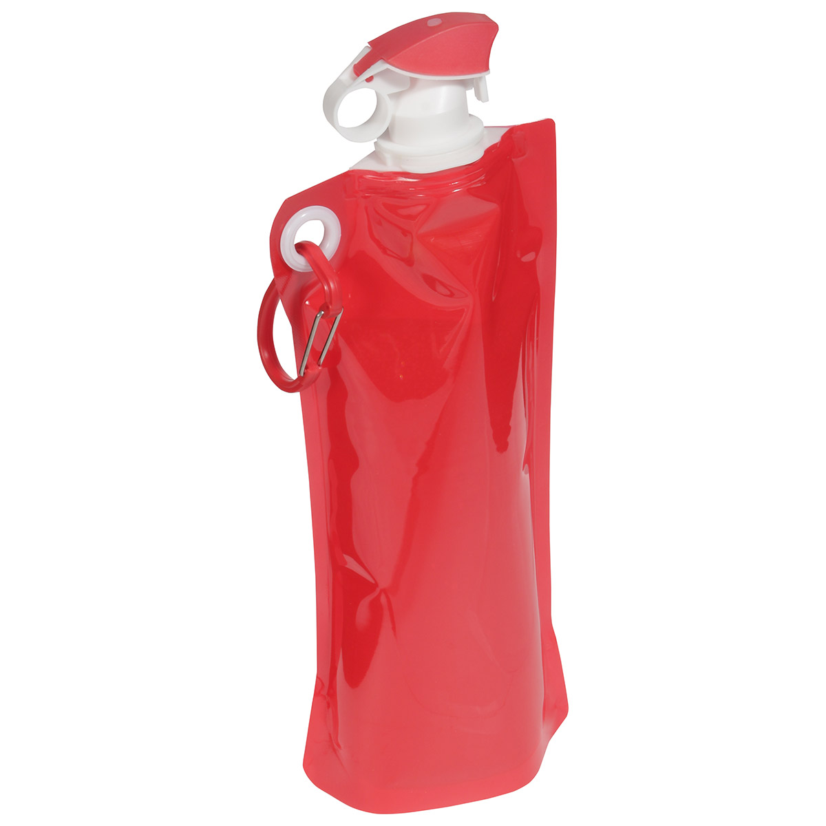 Picture of Flip Top Foldable Water Bottle with Carabiner