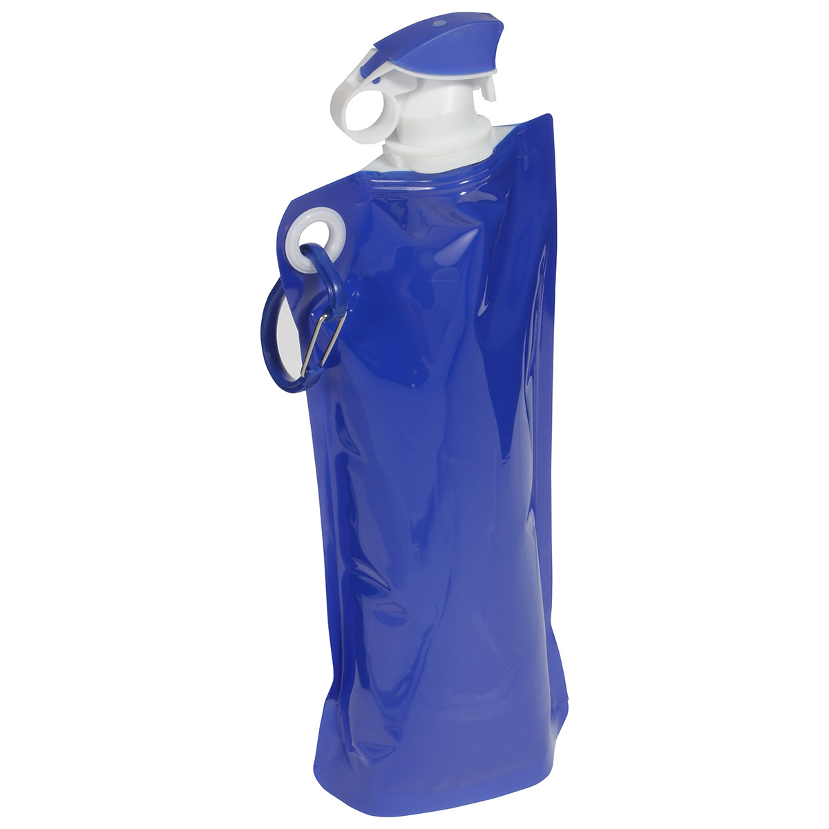 Picture of Flip Top Foldable Water Bottle with Carabiner