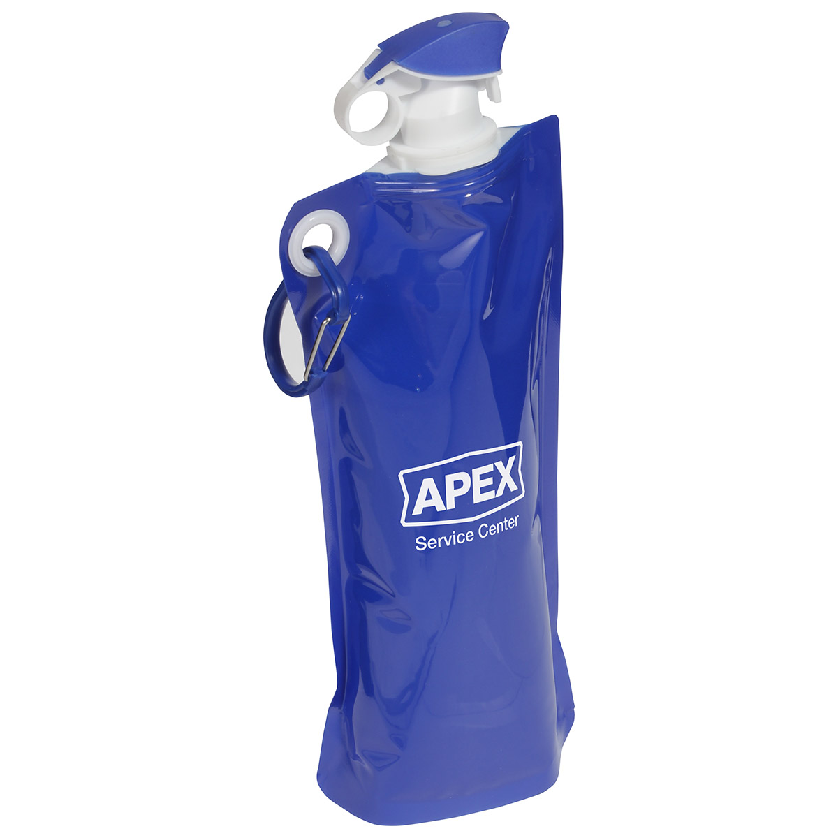 Picture of Flip Top Foldable Water Bottle with Carabiner