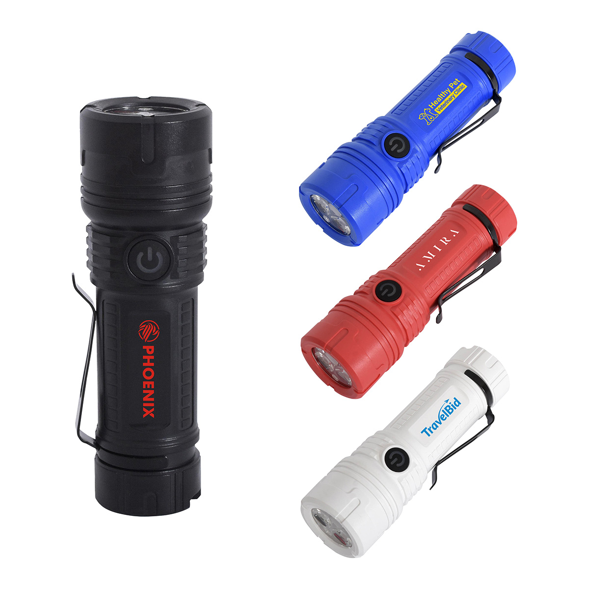 Picture of Best Buddy Tools® Rechargeable LED Clip Flashlight