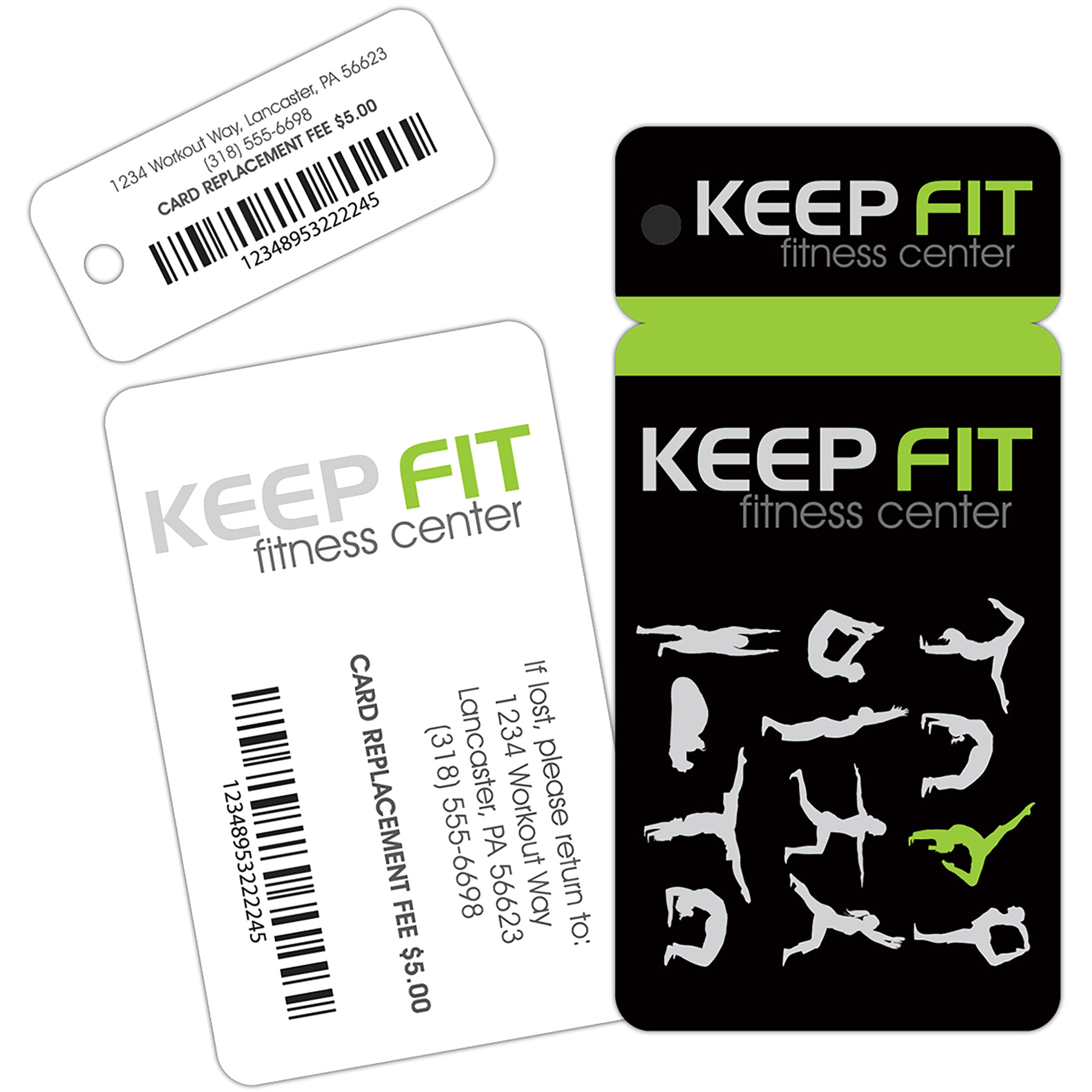 Picture of Prism Card & Key Tag Set: 4 5/16" X 2 1/8"