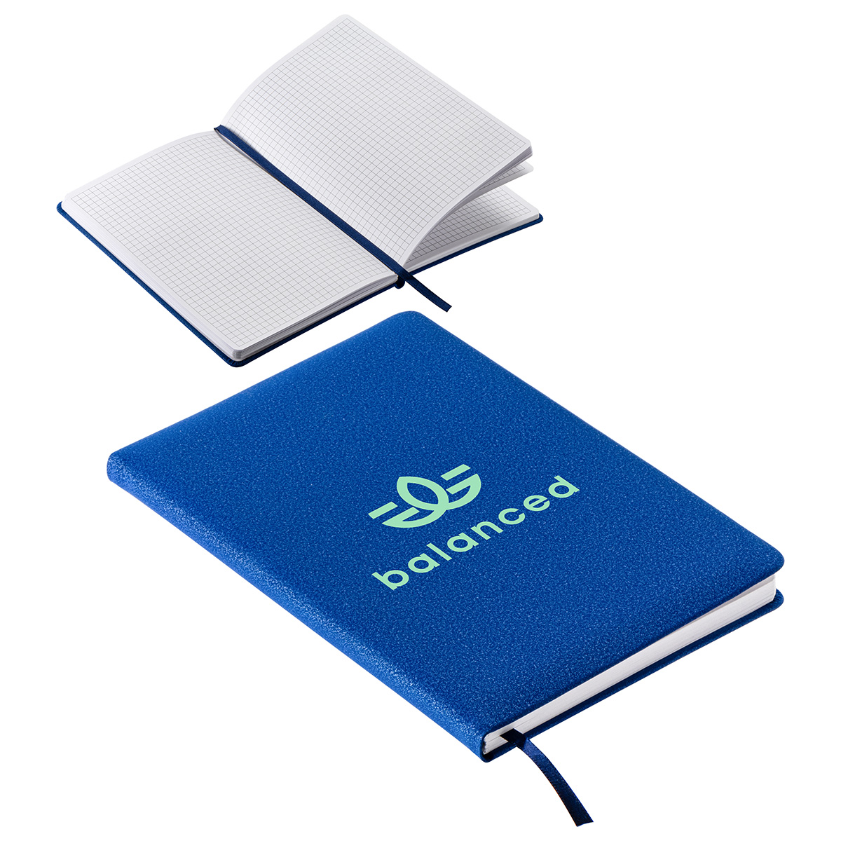 Picture of Draftsman Padded Hardcover Journal with Grid-Lined Paper