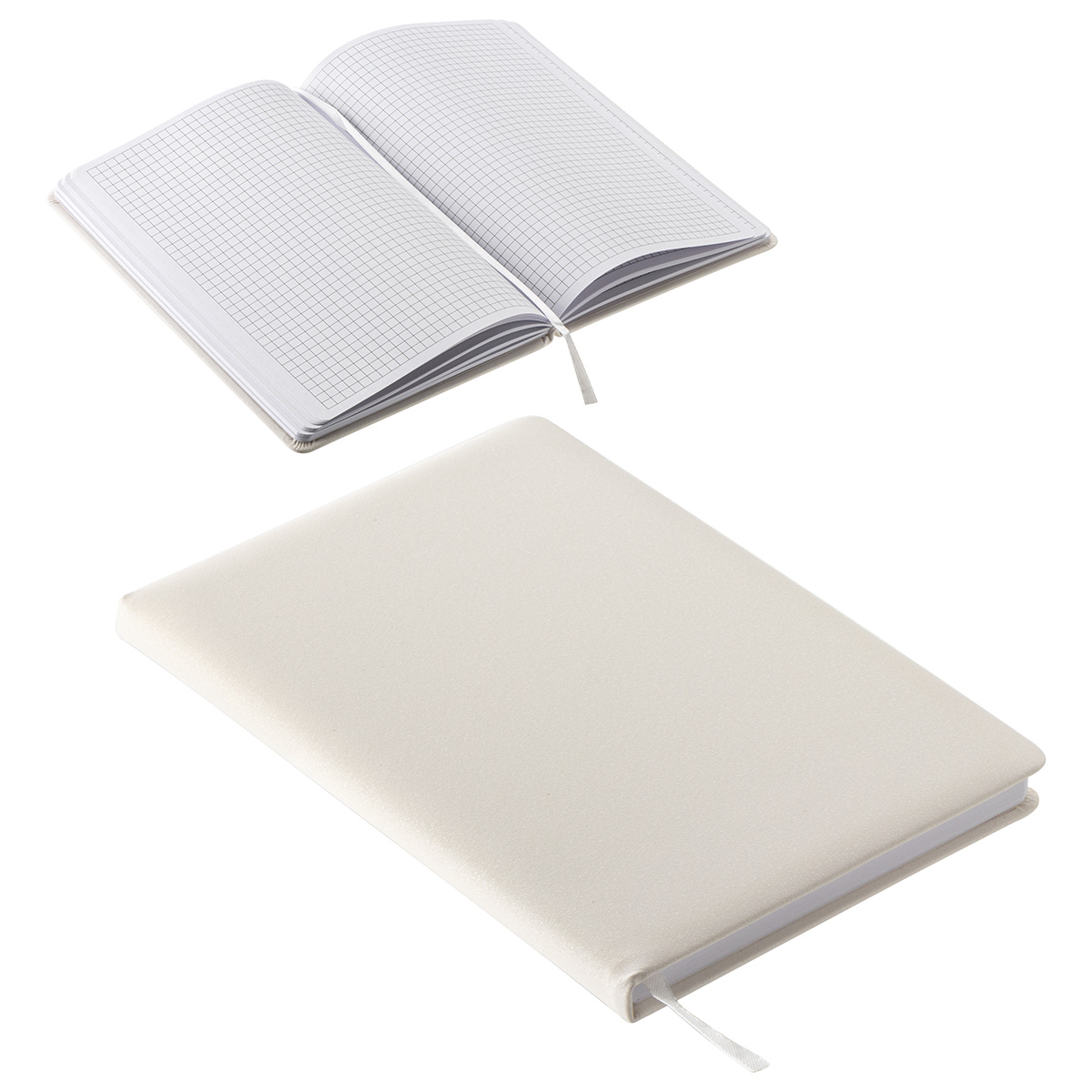 Picture of Draftsman Padded Hardcover Journal with Grid-Lined Paper