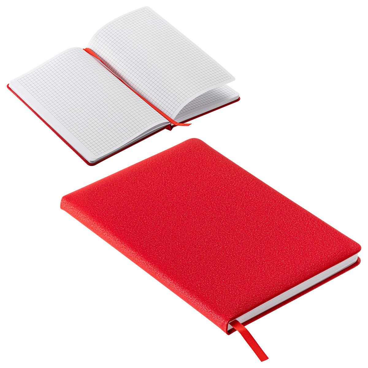 Picture of Draftsman Padded Hardcover Journal with Grid-Lined Paper