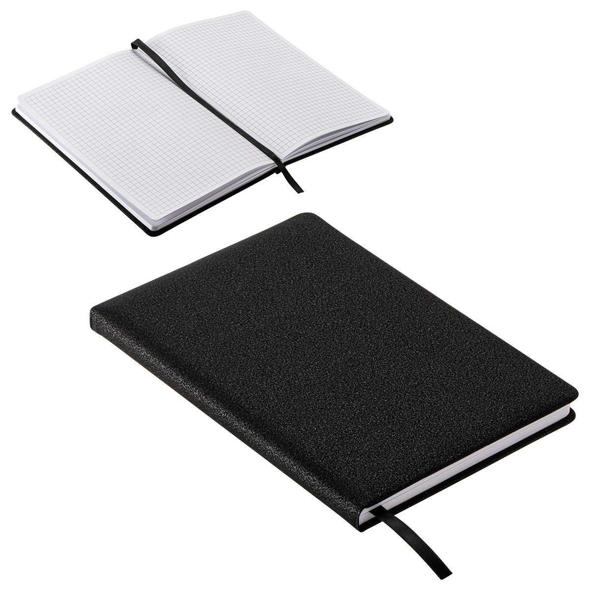 Picture of Draftsman Padded Hardcover Journal with Grid-Lined Paper
