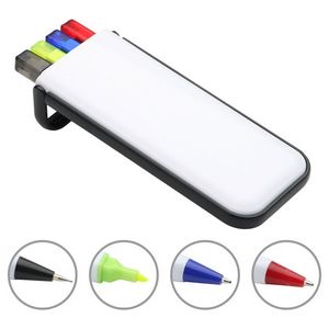 Picture of Rainbow Pen, Pencil & Highlighter Set