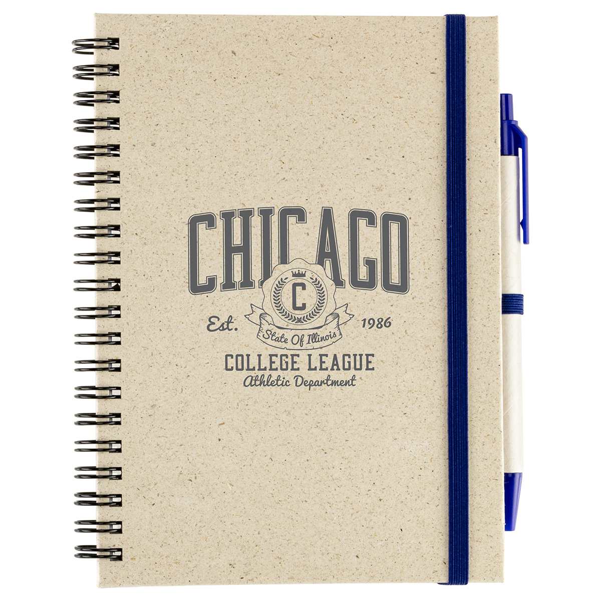 Picture of Prairie Fragrant Grass Recycled Spiral Notebook with Pen