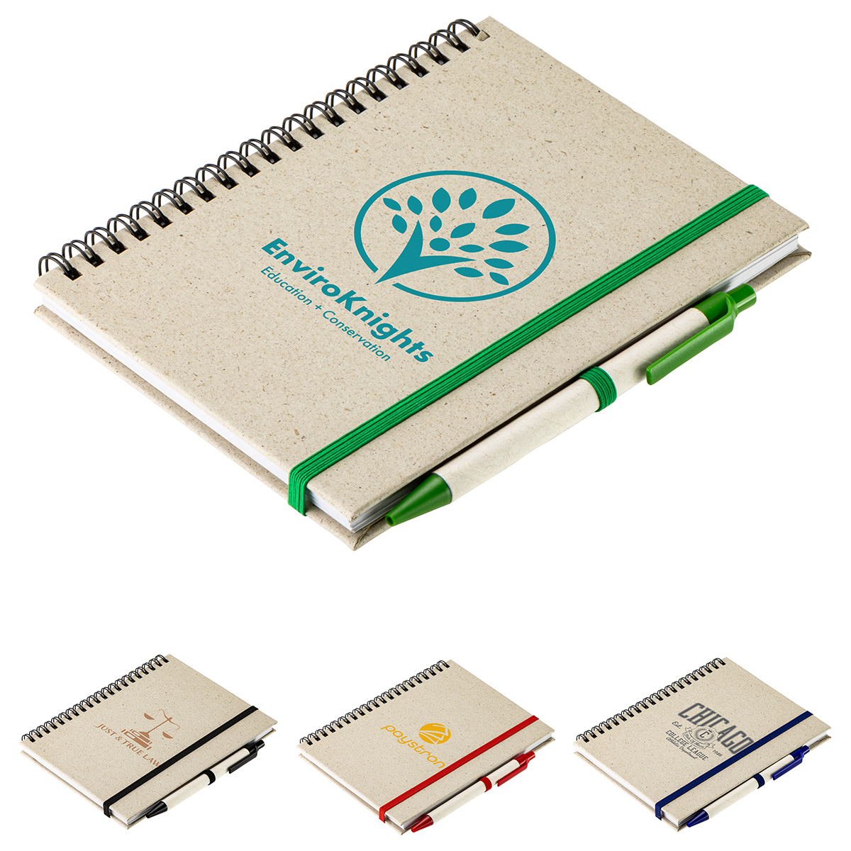 Picture of Prairie Fragrant Grass Recycled Spiral Notebook with Pen