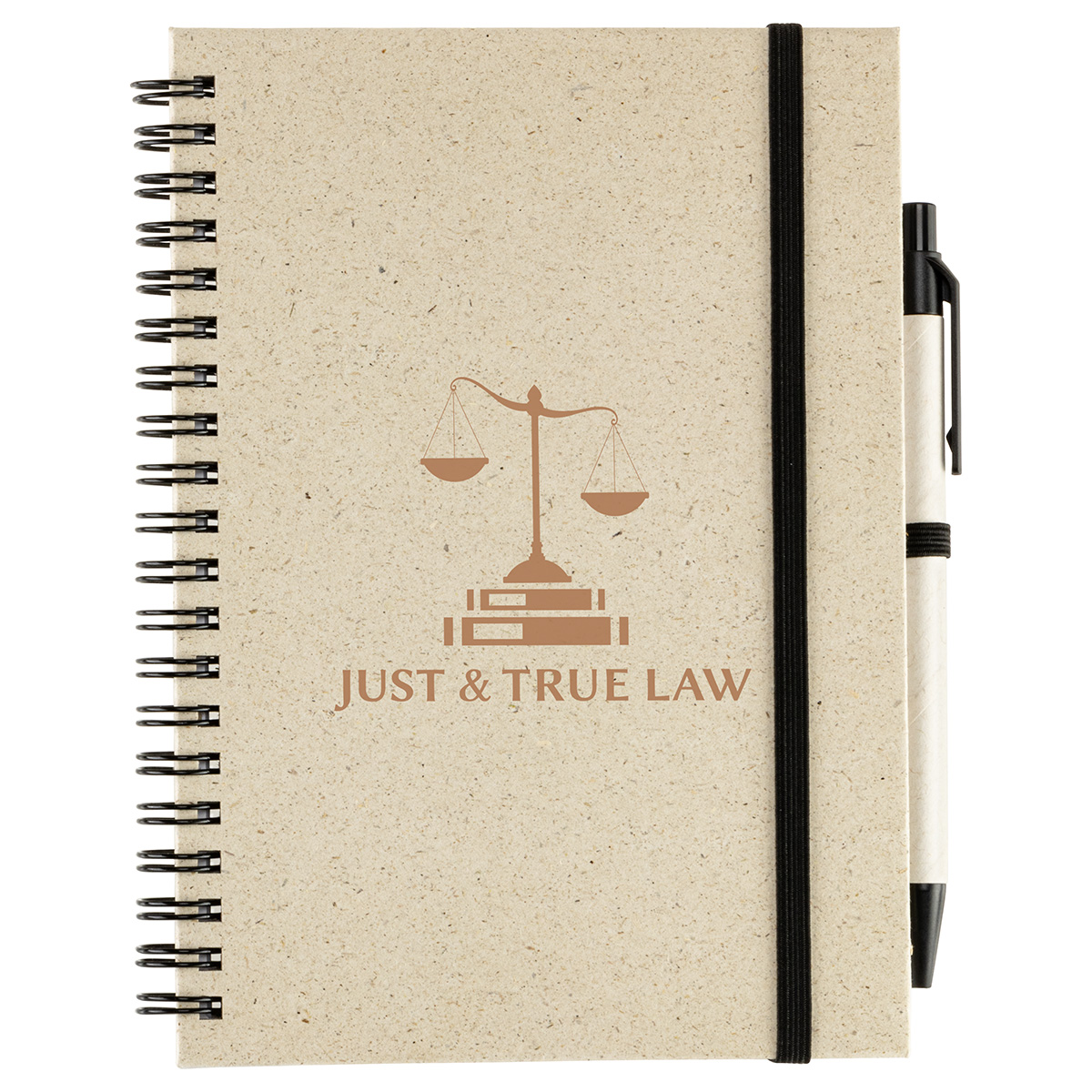 Picture of Prairie Fragrant Grass Recycled Spiral Notebook with Pen