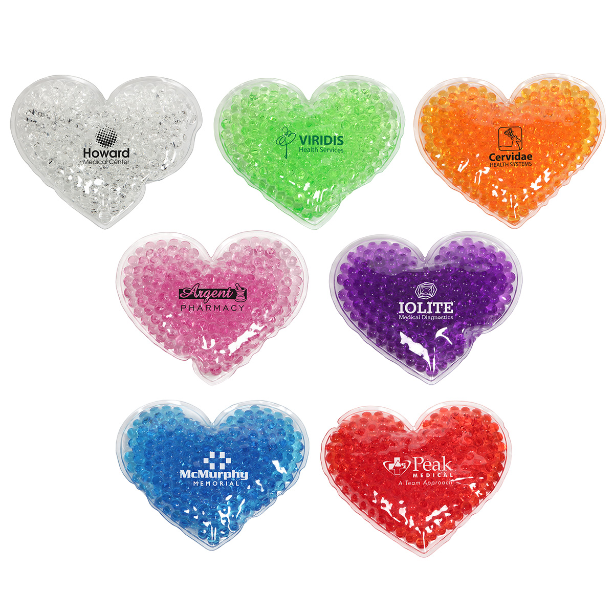 Picture of Large Heart Aqua Pearls™ Hot/Cold Pack