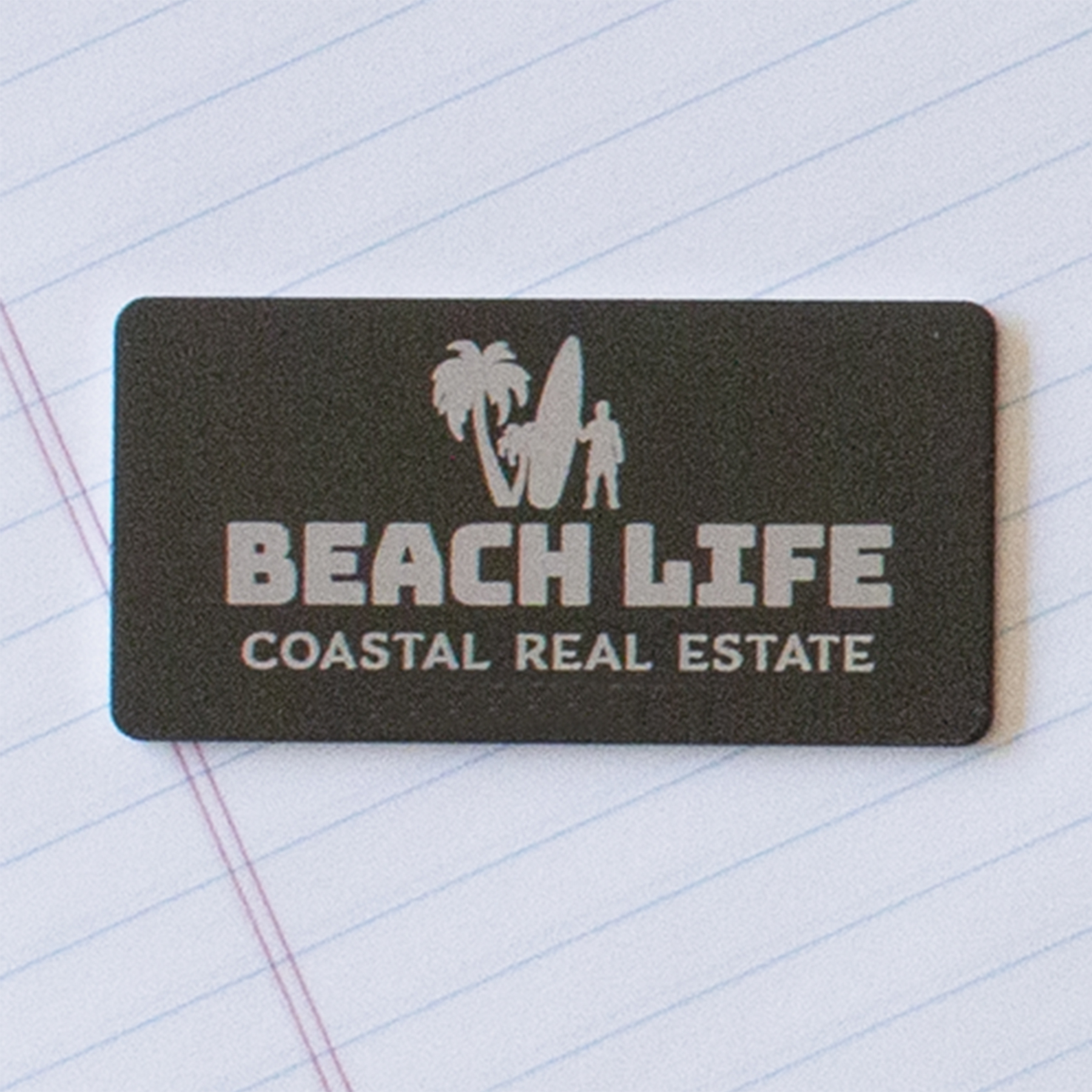 Picture of Silver City Metal Name Badge: 1.5" x 3" Express