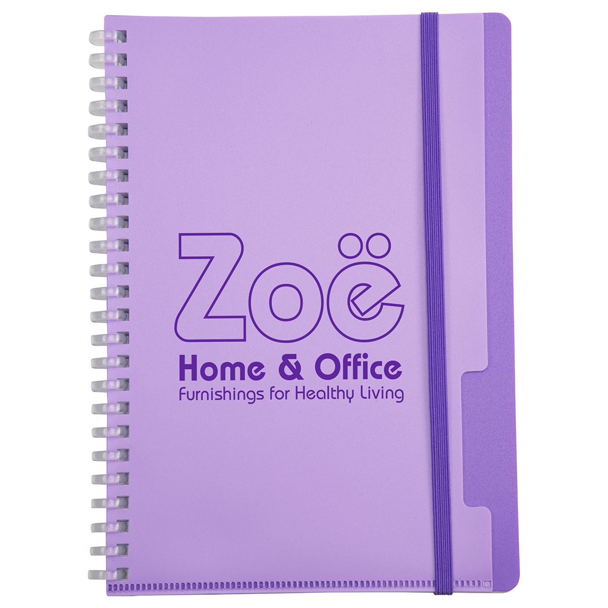 Picture of Arcadia Soft Spiral Notebook with Front Pocket