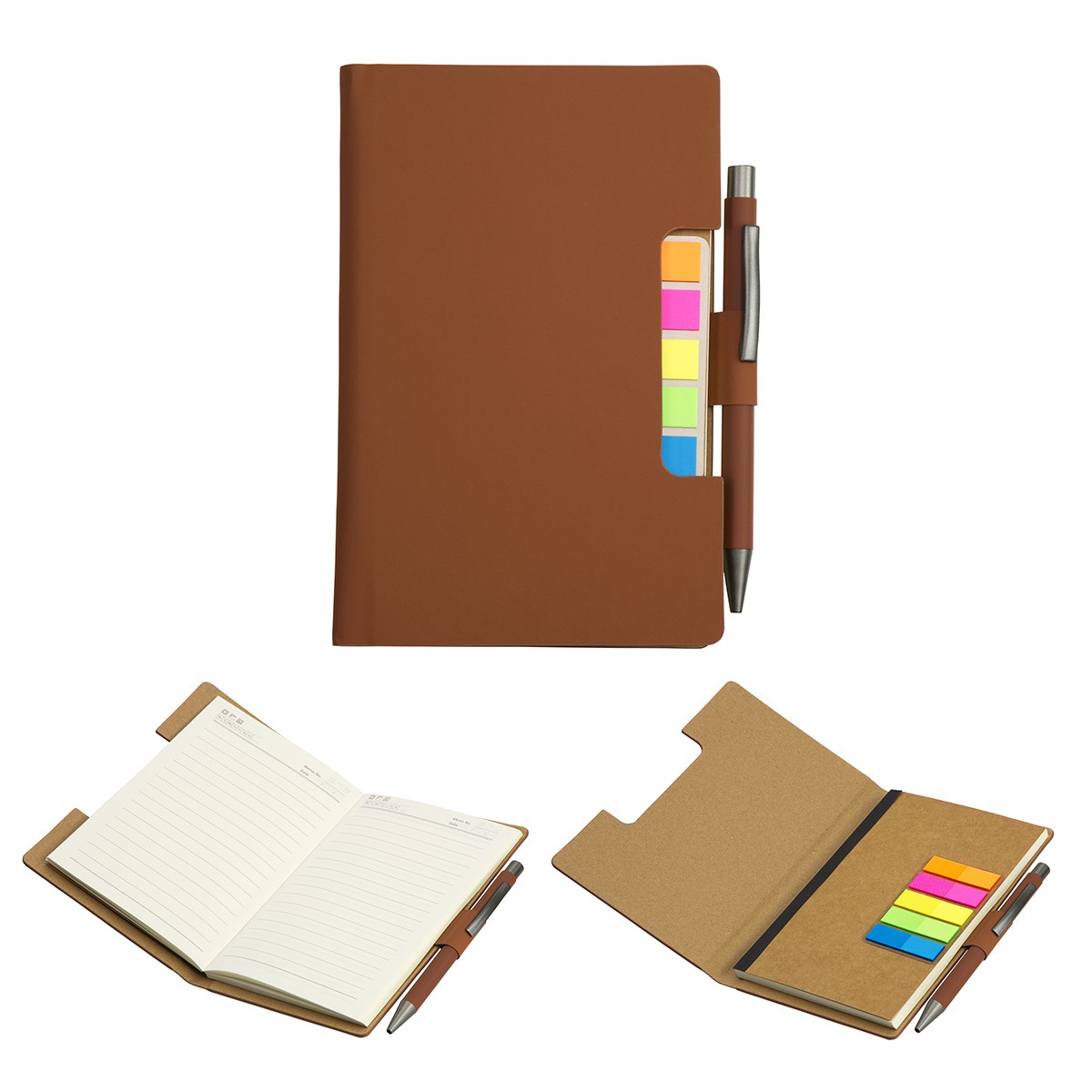 Picture of Alliance Hardcover Journal With Sticky Flags & Pen