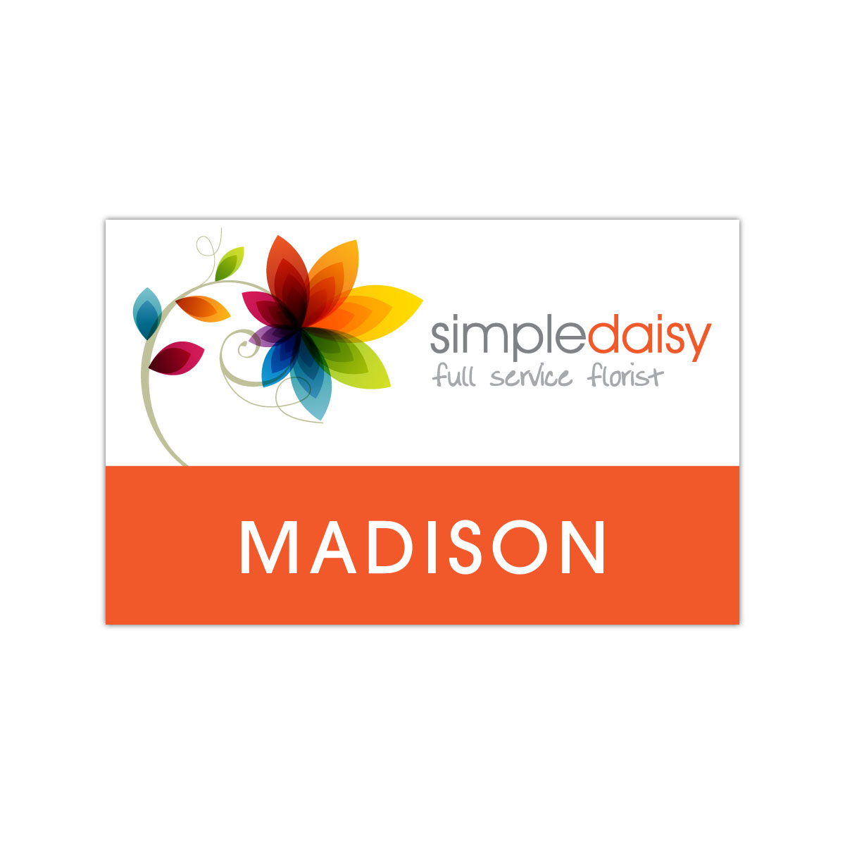 Picture of St. Paul Plastic Name Badge (Standard Size 2" x 3")