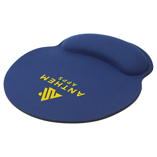 Picture of Crest Non-Slip Mouse Pad with Foam Wrist Rest