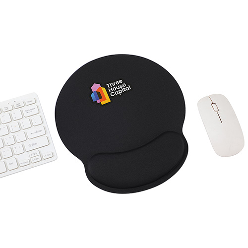 Picture of Crest Non-Slip Mouse Pad with Foam Wrist Rest