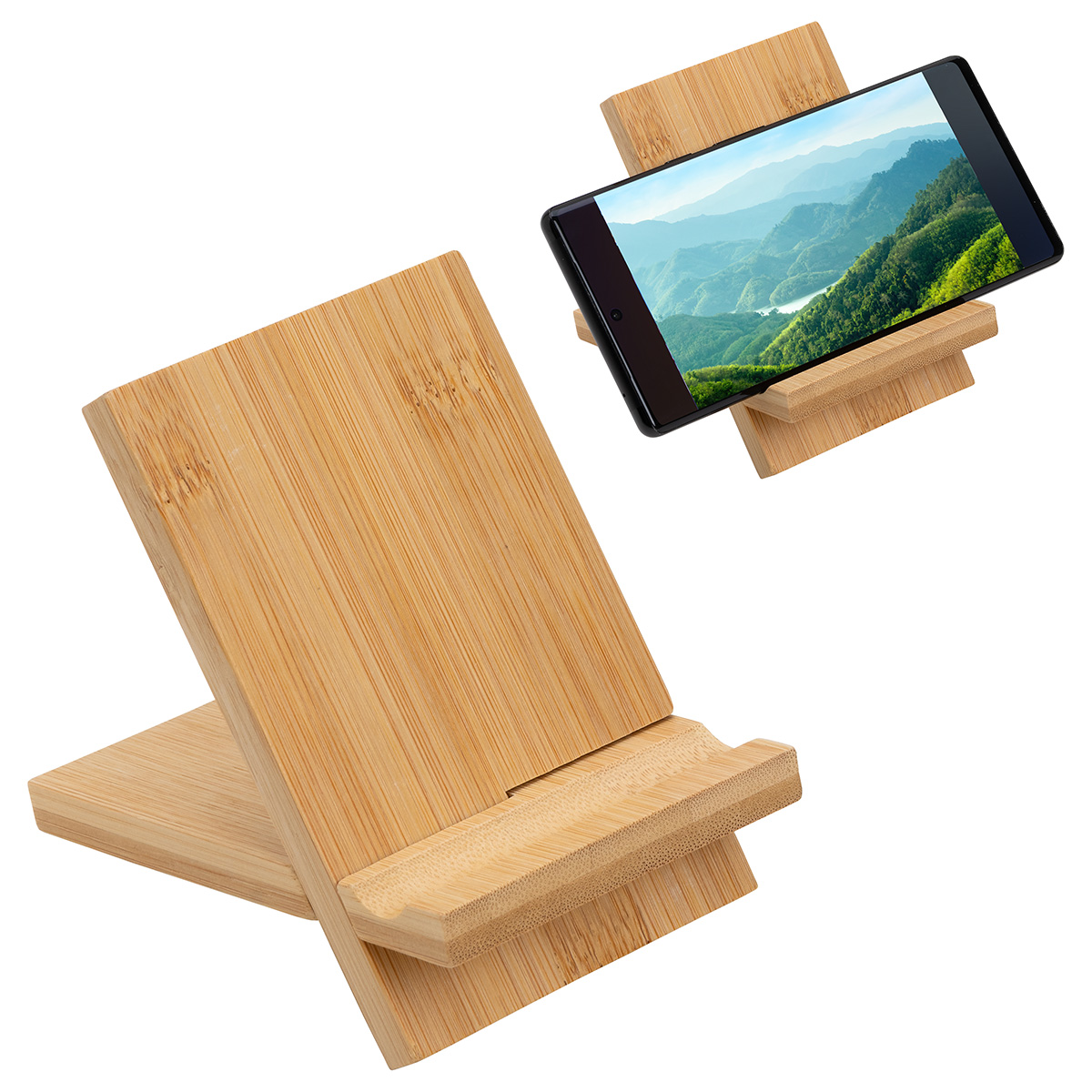 Picture of Bamboo Portable Phone Stand