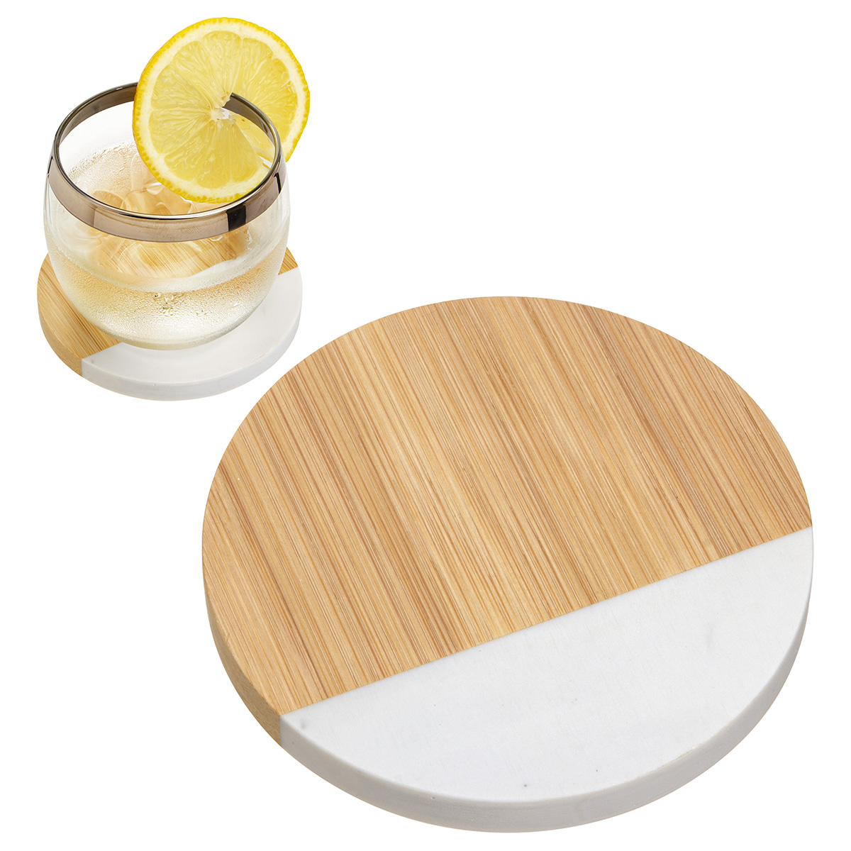 Picture of Bamboo/Marble Combo Coaster
