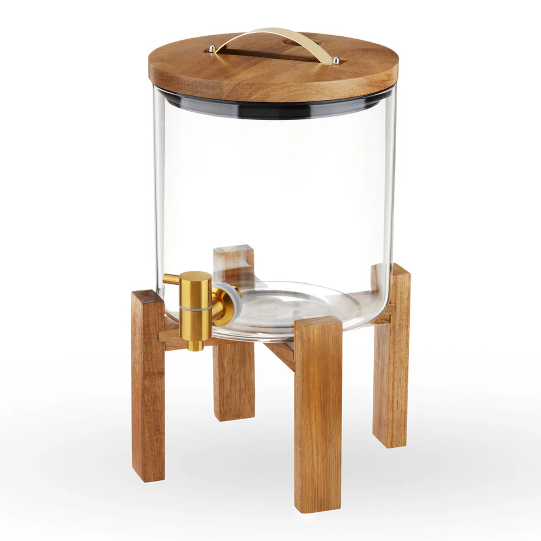 Picture of Twine Modern Manor Wood & Glass Drink Dispenser