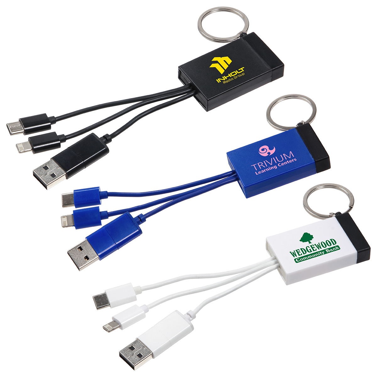 Picture of Triplet 3-in-1 Charging Cable with Screen Cleaner