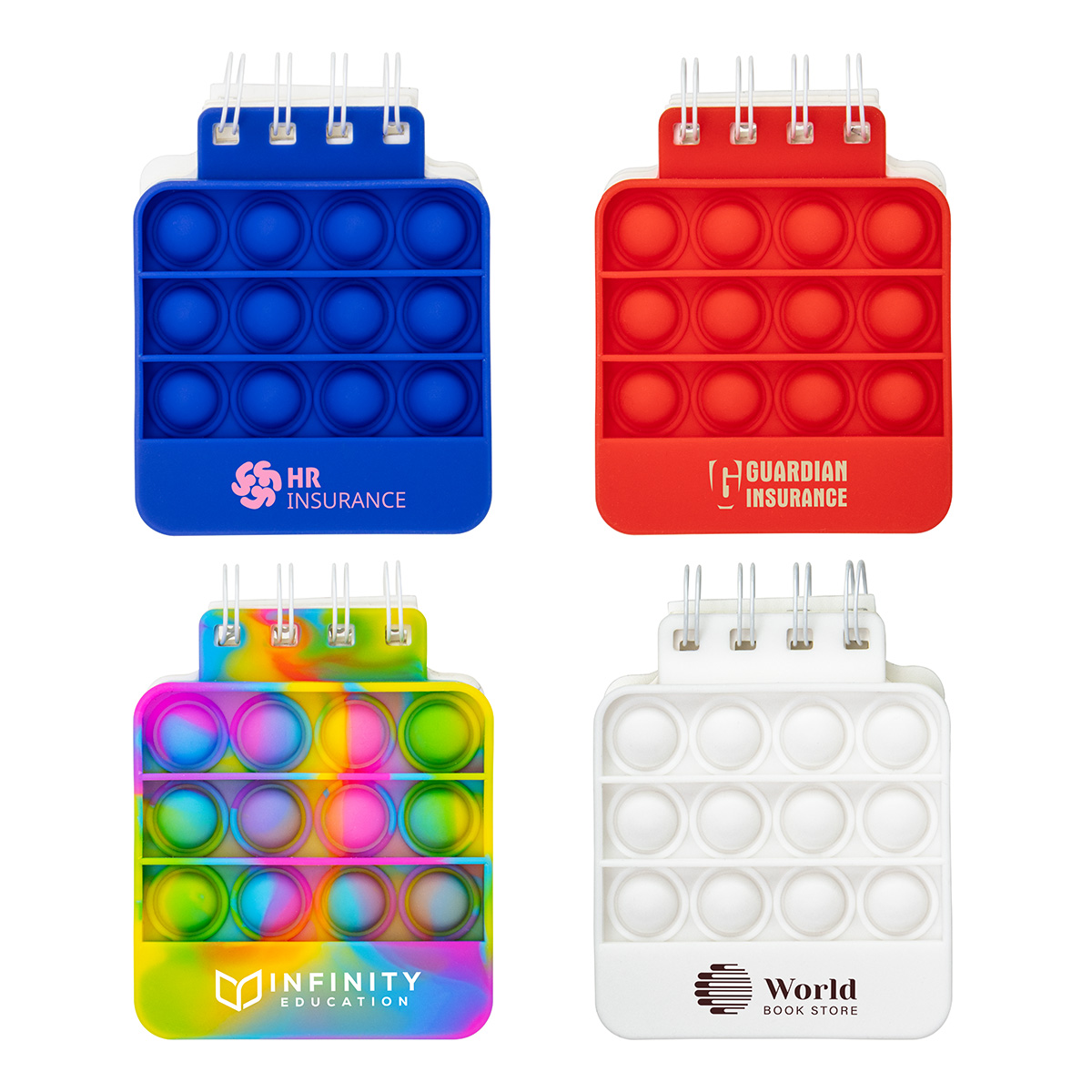 Picture of Square Spiral Notebook Push Pop