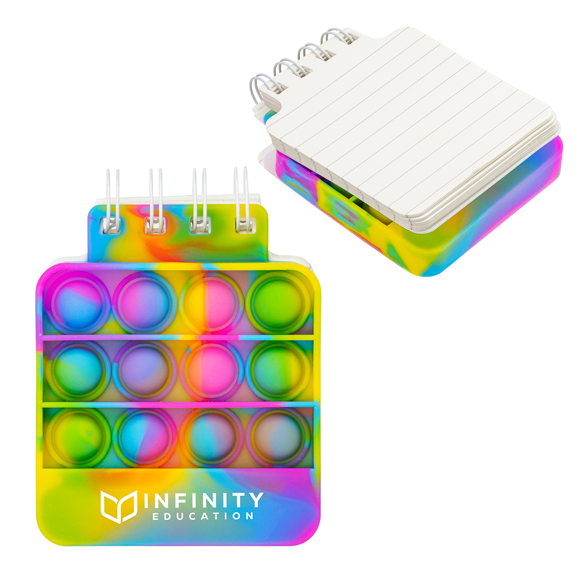 Picture of Square Spiral Notebook Push Pop