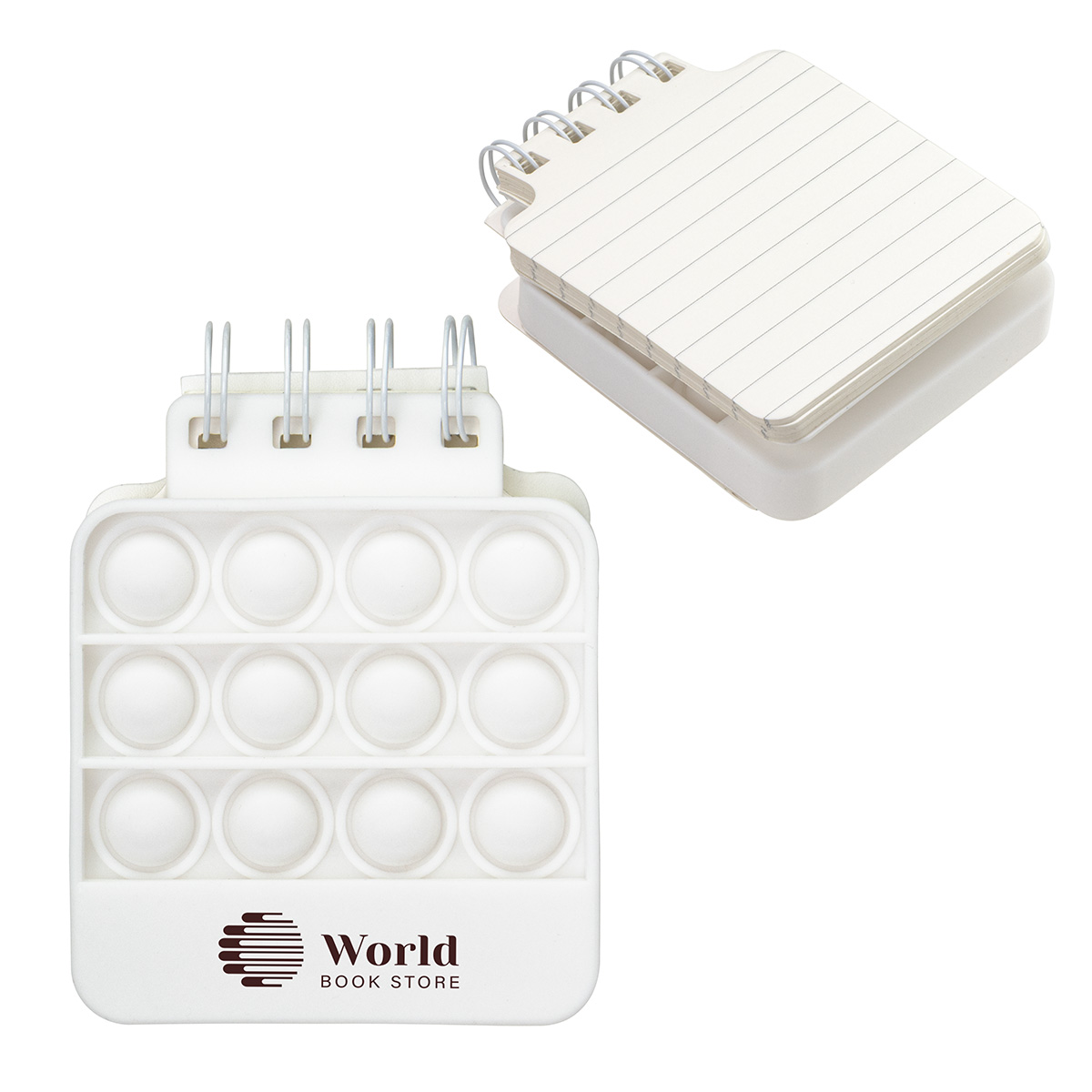 Picture of Square Spiral Notebook Push Pop